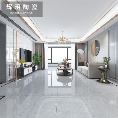 現(xiàn)代簡(jiǎn)約客廳臥室電視背景墻瓷磚通體大理石600x1200大板地磚墻磚