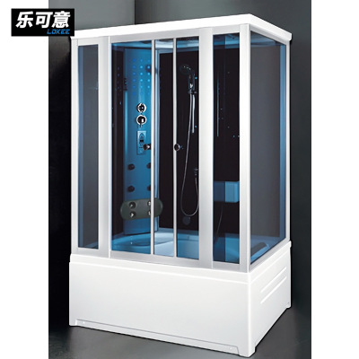 廠家直銷豪華整體淋浴房 鋼化玻璃帶亞克力浴缸單雙人蒸汽桑拿房