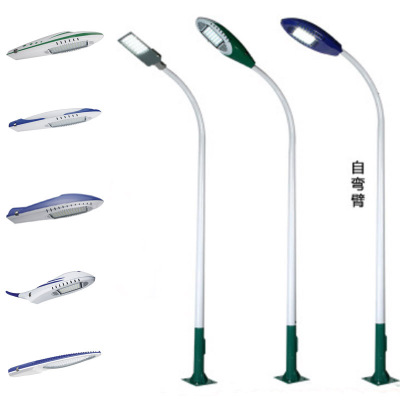 廠家直銷戶外路燈 自彎LED6 8 10 12米100 150 200W單臂高桿路燈