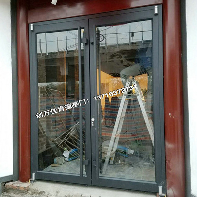 商業(yè)店鋪地彈簧門(mén) 隔音鋁合金門(mén) 各種規(guī)格鋁合金玻璃門(mén)定做