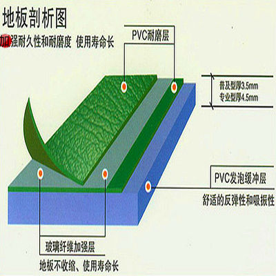 pvc運(yùn)動(dòng)地膠球場(chǎng)地膠 羽毛球乒乓球籃球網(wǎng)球場(chǎng)地塑膠地板耐磨防滑