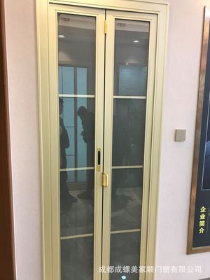 拉迷折疊門定制推拉門鈦鋁鎂合金窄邊臥室廚房衛(wèi)生間玻璃隔斷門