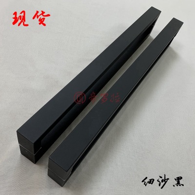 特價(jià)中式古銅加厚不銹鋼大門拉手黑色玻璃門拉手酒店木門把手現(xiàn)貨