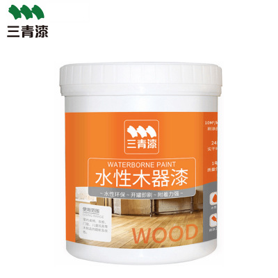 仿古木紋漆木器漆 復(fù)古木門窗做舊木漆翻新 清漆水性木器漆0.5L