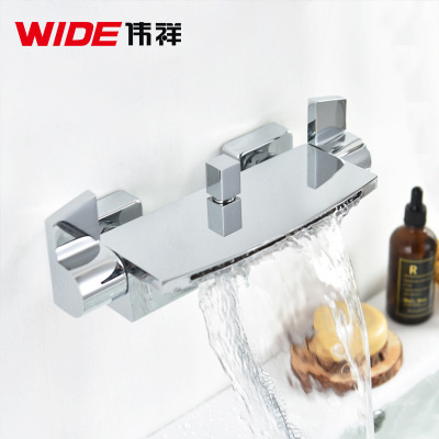 偉祥衛(wèi)浴全銅浴缸淋浴花灑套裝 冷熱混水瀑布式龍頭 德國(guó)設(shè)計(jì)獎(jiǎng)