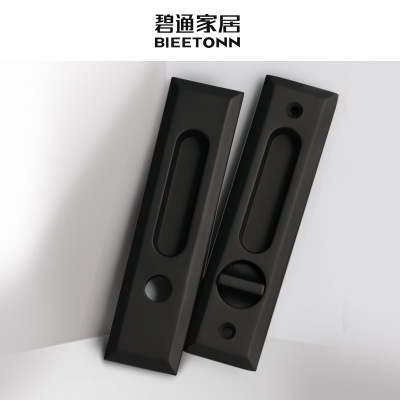 現(xiàn)代簡約黃銅移門鎖家用廚房衛(wèi)生間木門推拉門鎖移門拉手鉤式鎖