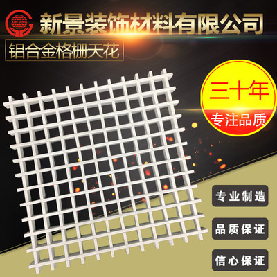 【佛山新景】批發(fā)訂造鋁金屬格柵板裝飾系列吊頂材料天花板