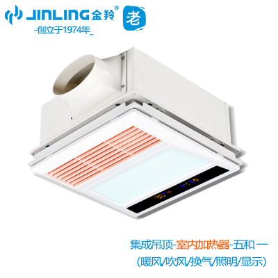 金羚集成吊頂五合一風(fēng)暖浴霸浴室暖風(fēng)機(jī)多功能嵌入式FN30-28M1-U5