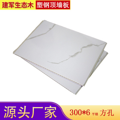 石塑護(hù)墻板竹木纖維集成墻板室內(nèi)墻面裝修材料快裝墻面PVC扣板