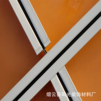 供應(yīng)優(yōu)質(zhì)黑線凹槽烤漆龍骨 立體凹槽烤漆龍骨 平面黑線凹槽龍骨