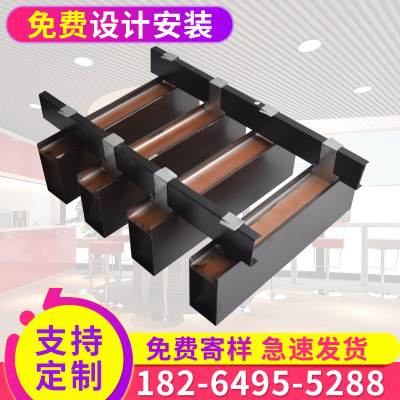 木紋鋁方通 廠家供應(yīng) u形型材木紋鋁方通 滾涂新型環(huán)保鋁方通