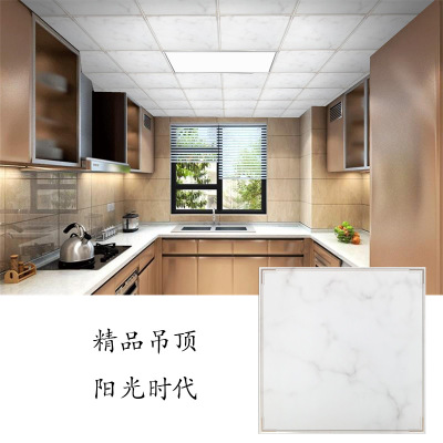 家裝建材廠家直銷(xiāo)產(chǎn)地貨源新款集成吊頂鋁扣板天花300*300爆款
