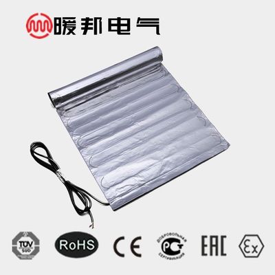 暖邦專業(yè)定制型低溫100w/㎡鋁箔發(fā)熱地席 室內浴室采暖電地席