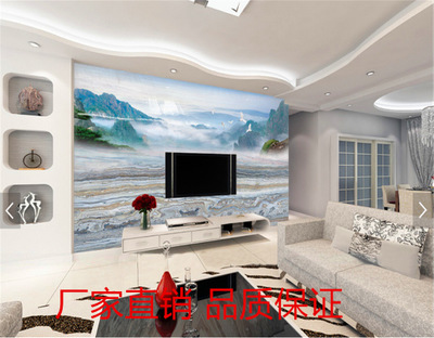 廠家直銷批發(fā)歐式石紋背景墻壁畫瓷磚微晶大理石