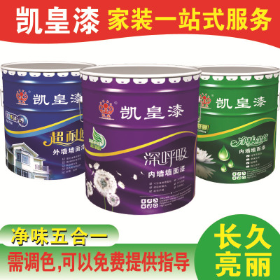 內(nèi)墻乳膠漆 內(nèi)外墻凈味五合一油漆涂料 可提供墻面漆底漆調(diào)色