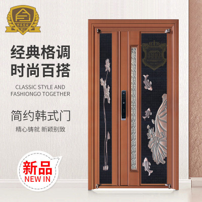 廠家直銷韓式門 平開門批發(fā) 定制家居室內(nèi)門不銹鋼防盜門入戶大門