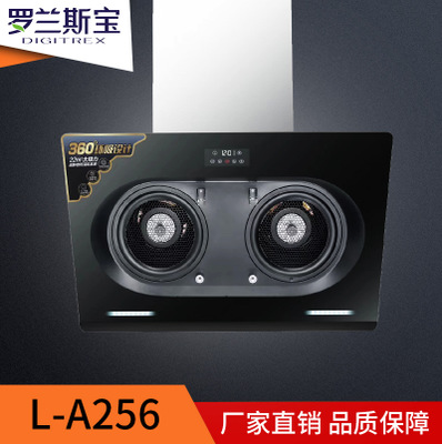 廠家直銷王者1號L-A256油煙機美聯(lián)語音體感開關(guān)蜂窩濾網(wǎng)吸油煙機