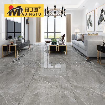 瑪丁圖 負(fù)離子通體大理石瓷磚地磚800x800客廳加厚13.5MM地板磚