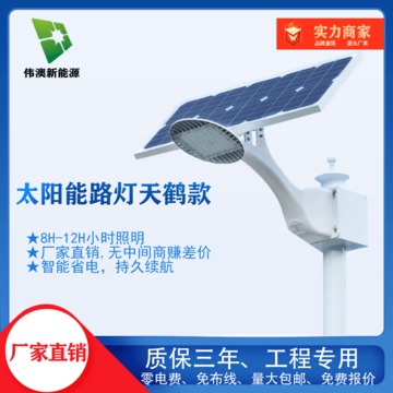 2019新款太陽(yáng)能路燈戶外庭院燈新農(nóng)村大功率超亮led照明防水路燈