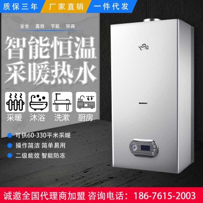 家用燃?xì)獗趻鞝t暖氣片 天然氣地暖熱水洗浴兩用采暖爐水暖鍋爐