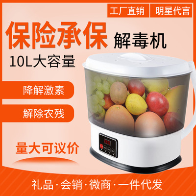 果蔬消毒機(jī) 家用臭氧果蔬清洗機(jī)多功能 食材凈化器果蔬解毒機(jī)禮品