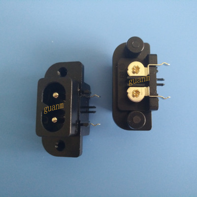DB-8-7AP20八字插座 8字插座 AC電源插座 鎖螺絲式 UL CCC VDE KC