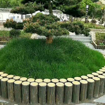 廠家直銷水泥仿木柵欄綠化草坪小區(qū)庭院圍欄庭院花園柵欄