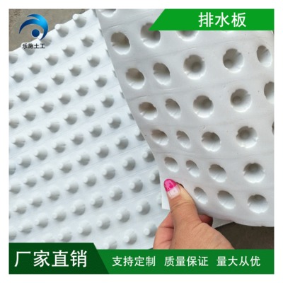 廠家直供 地下車庫凹凸排水板 園林綠化塑料疏水板花園定制排水板