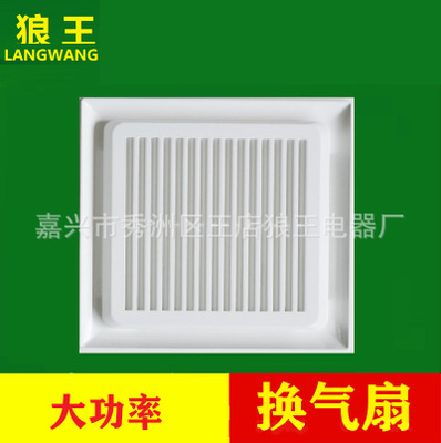 廚衛(wèi)排氣扇 300x300換氣扇 衛(wèi)生間集成吊頂超薄大功率強力排氣扇