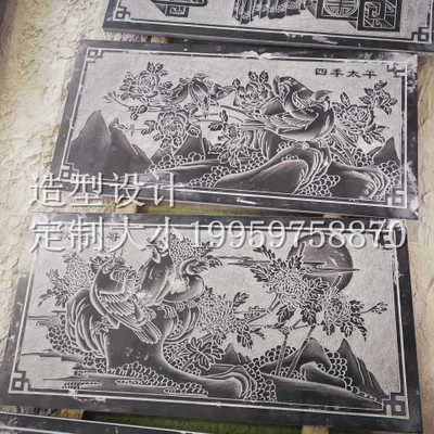 福建寺廟 花鳥(niǎo)線雕半裙石雕外墻浮雕 祠堂宗祠石影雕 石線雕雕刻
